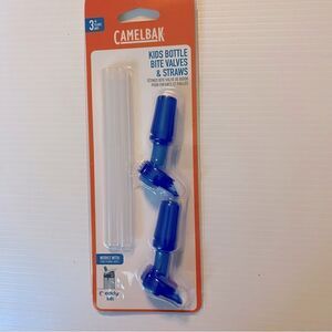 CAMELBAK Eddy Kids Bottle Accessory 2 Bite Valves and 2 Straws blue NEW